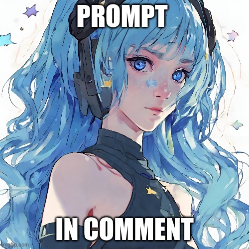 Luna | PROMPT; IN COMMENT | image tagged in aliens,high school | made w/ Imgflip meme maker