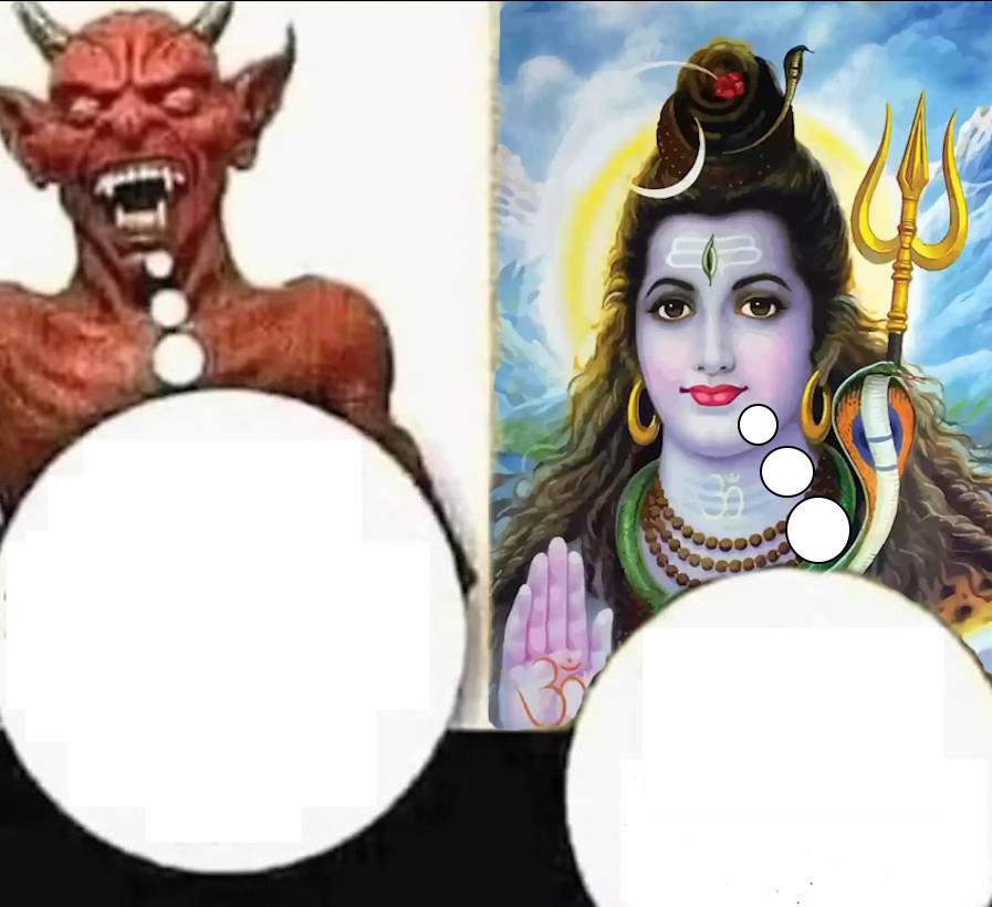 My Child Will Lord Shiva version Blank Meme Template