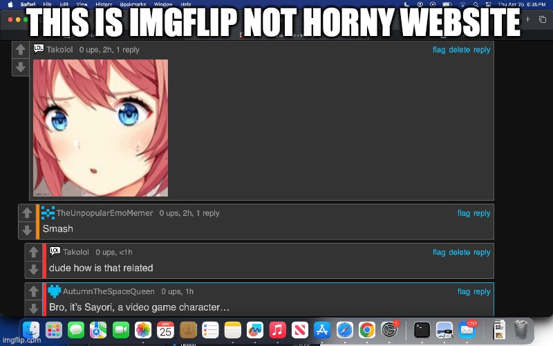 THIS IS IMGFLIP NOT HORNY WEBSITE | made w/ Imgflip meme maker