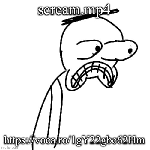 "EEEEAHHHHHHHHHHHHH!!!" | scream.mp4; https://voca.ro/1gY22gbc62Hm | image tagged in certified bruh moment | made w/ Imgflip meme maker