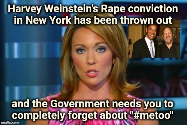 Democrats need the Rapist vote | Harvey Weinstein's Rape conviction in New York has been thrown out; and the Government needs you to
completely forget about "#metoo" | image tagged in real news network,rape,well yes but actually no,vote for pedro,one of the guys,different | made w/ Imgflip meme maker