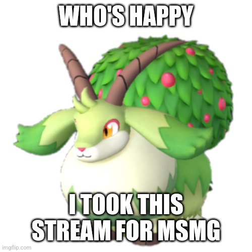 Caprity | WHO'S HAPPY; I TOOK THIS STREAM FOR MSMG | image tagged in caprity | made w/ Imgflip meme maker