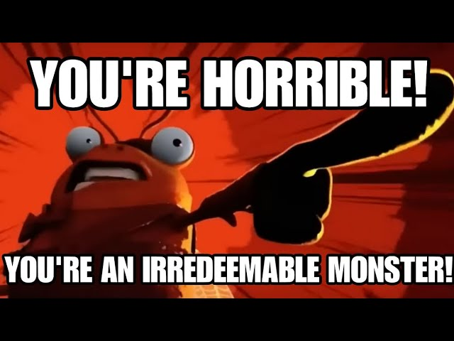 High Quality YOUR'RE AN IRREDEEMABLE MONSTER Blank Meme Template