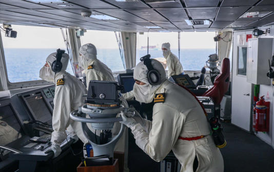 War ship crew masks Blank Meme Template