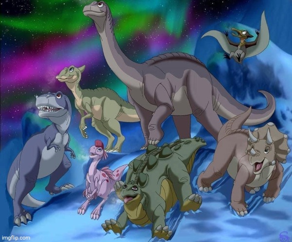 who the hell is the pink oviraptor | made w/ Imgflip meme maker