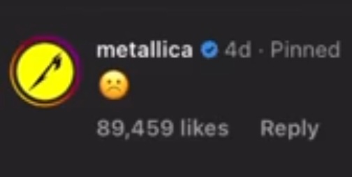 High Quality Metallica Sad Face Blank Meme Template