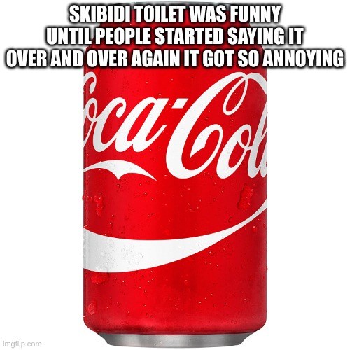 Conke | SKIBIDI TOILET WAS FUNNY UNTIL PEOPLE STARTED SAYING IT OVER AND OVER AGAIN IT GOT SO ANNOYING | image tagged in conke | made w/ Imgflip meme maker