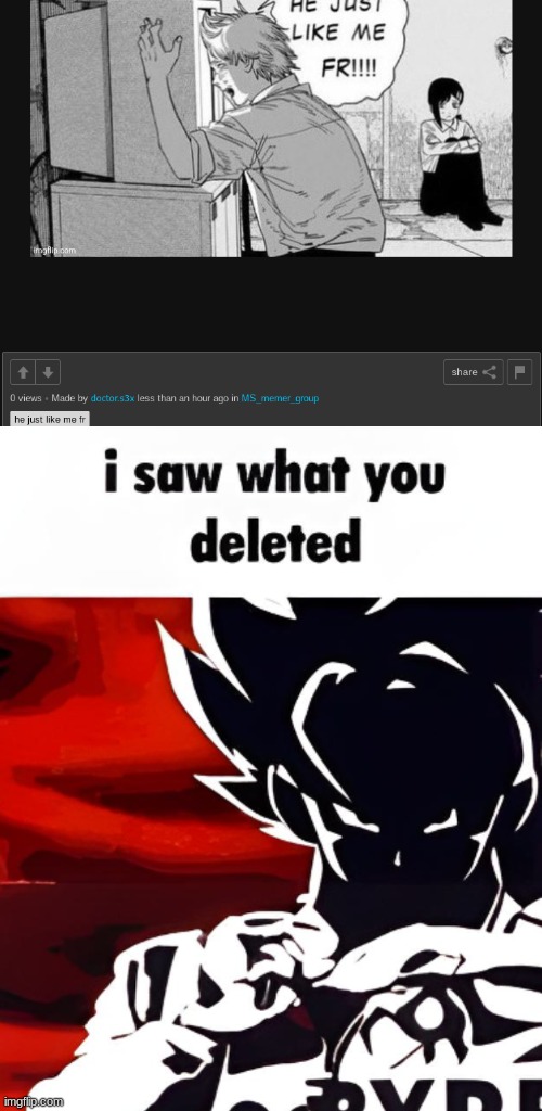 image tagged in i saw what you deleted but ai extended | made w/ Imgflip meme maker