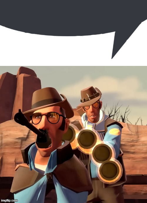 image tagged in discord speech bubble,weird sniper | made w/ Imgflip meme maker