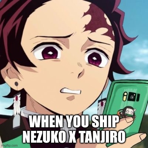 yep. | WHEN YOU SHIP NEZUKO X TANJIRO | image tagged in disgusted tanjiro | made w/ Imgflip meme maker