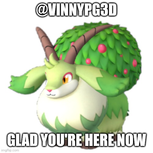 Caprity | @VINNYPG3D; GLAD YOU'RE HERE NOW | image tagged in caprity | made w/ Imgflip meme maker