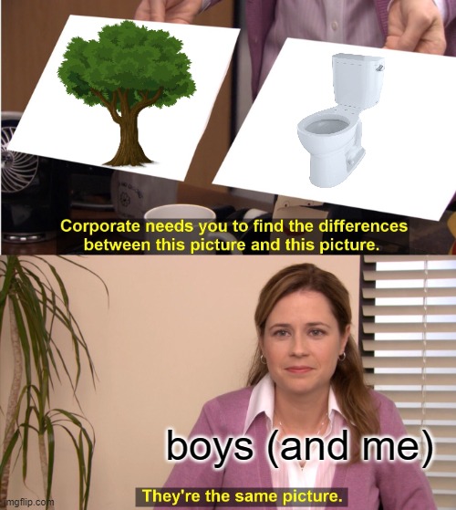 yes. | boys (and me) | image tagged in memes,they're the same picture | made w/ Imgflip meme maker