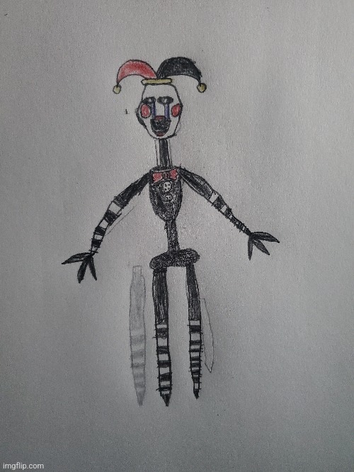 Decided to draw a new version of the puppet | image tagged in fnaf | made w/ Imgflip meme maker