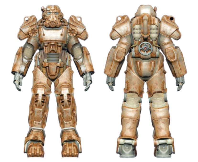 Fallout 4 T-60 Power Armor Transparent Background Blank Meme Template