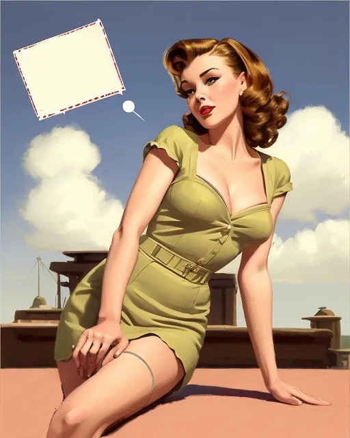 High Quality pinup Blank Meme Template