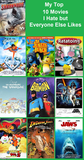 top 10 movies i hate that everyone else likes Blank Meme Template