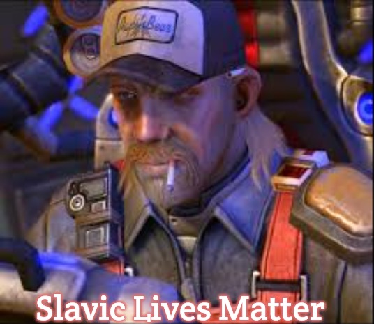 Terran SCV | Slavic Lives Matter | image tagged in terran scv,slavic | made w/ Imgflip meme maker