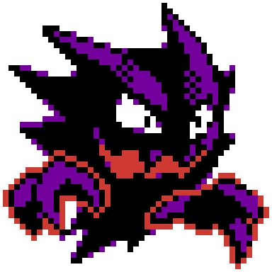 High Quality Haunter Sprite Blank Meme Template