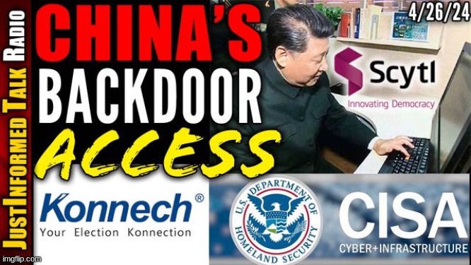NSA Cybersecurity Whistleblower Uncovers China's Backdoor Access To US Elections!  (Video) 