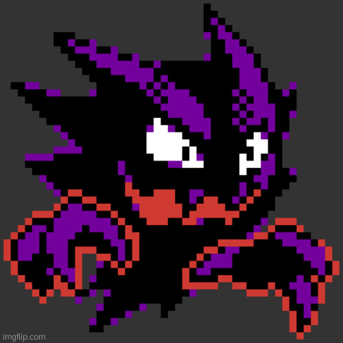 Haunter Sprite | image tagged in haunter sprite | made w/ Imgflip meme maker