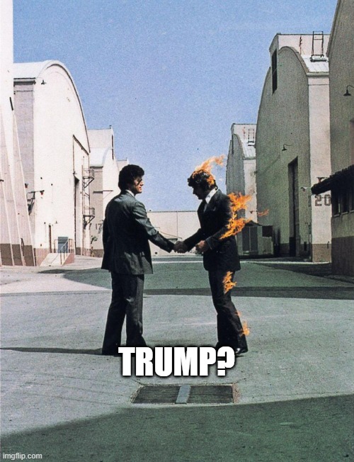 Wish You Were Here | TRUMP? | image tagged in wish you were here | made w/ Imgflip meme maker