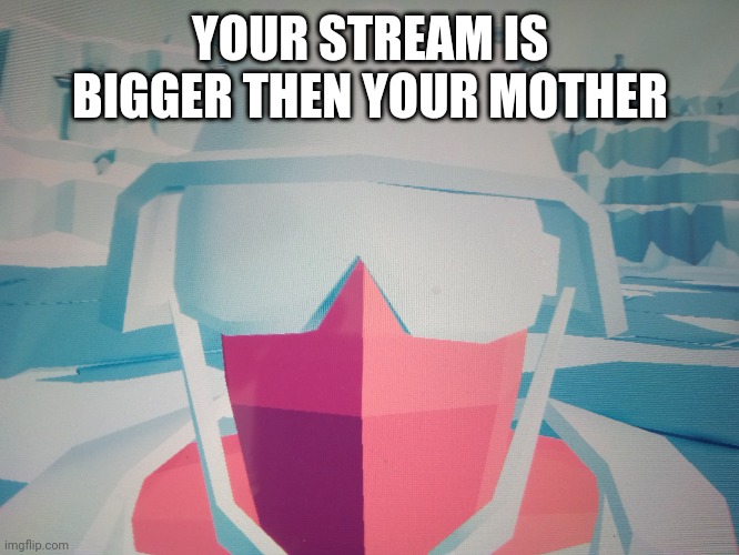 YOUR MOTHER | YOUR STREAM IS BIGGER THEN YOUR MOTHER | image tagged in spec ops reacaction,mother,ur mum gea,fat,big,bruh | made w/ Imgflip meme maker