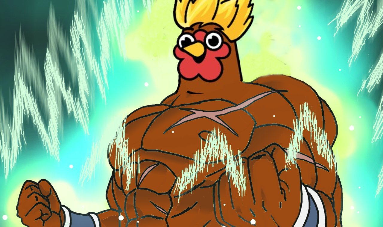 High Quality COQINU SAIYAN Blank Meme Template