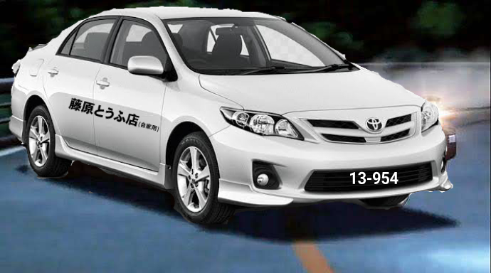 Initial D Toyota Corolla 2012 memes Blank Meme Template