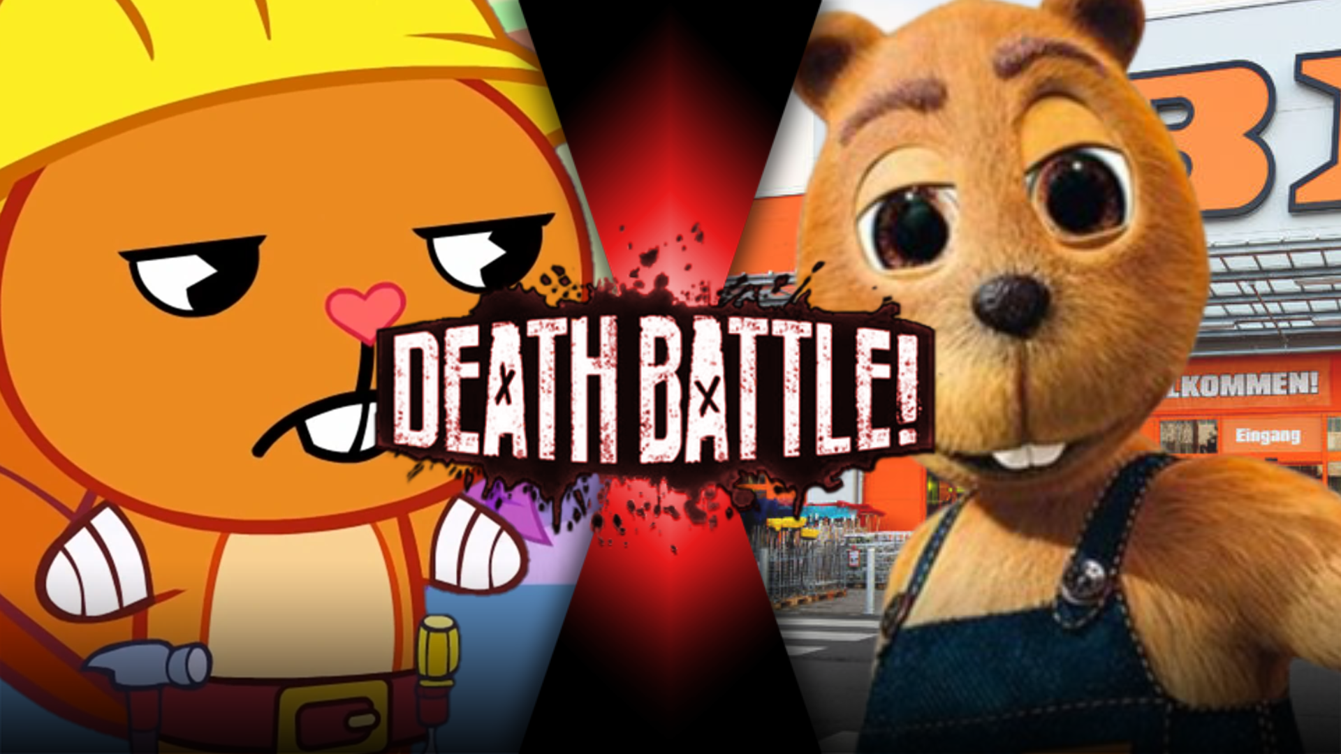 High Quality Handy VS OBI Biber | DEATH BATTLE! Blank Meme Template