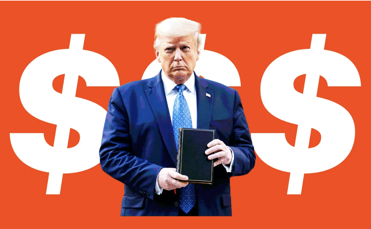 trump bible salesman Blank Meme Template