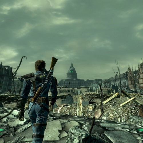 High Quality Fallout 3 Screencap D.C. Blank Meme Template