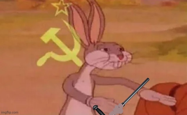 Bugs bunny communist | image tagged in bugs bunny communist | made w/ Imgflip meme maker