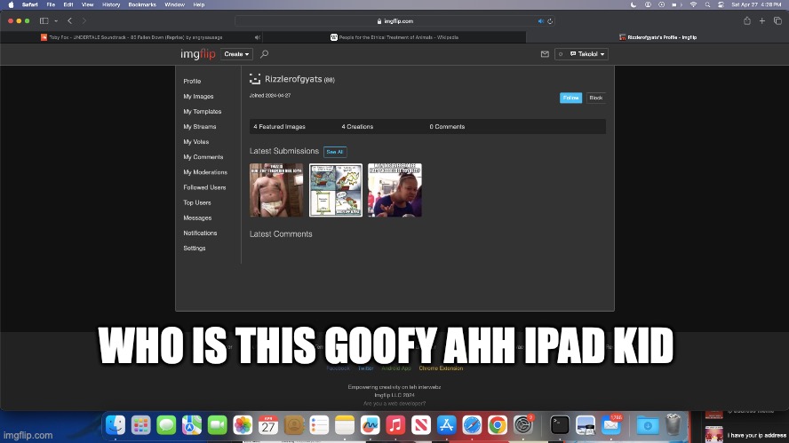 WHO IS THIS GOOFY AHH IPAD KID | made w/ Imgflip meme maker