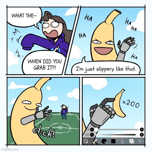 Slippery | image tagged in bananas,banana,slippery,comics,comics/cartoons,game | made w/ Imgflip meme maker