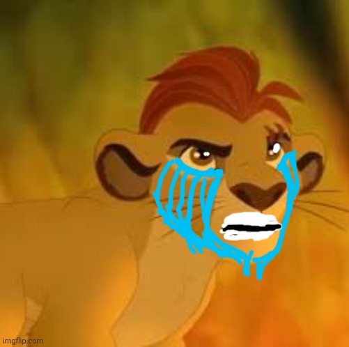 My version | image tagged in kion crybaby | made w/ Imgflip meme maker