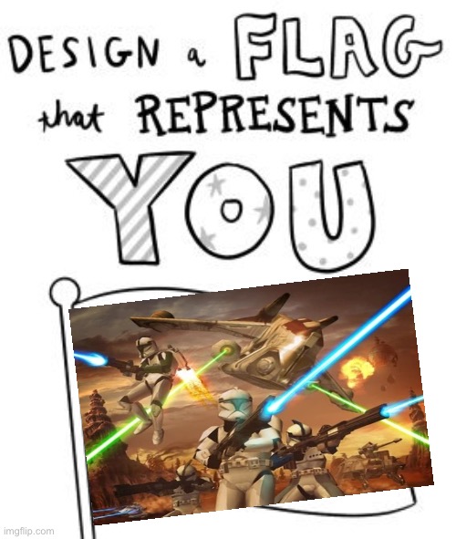 New trend! Make a flag! | image tagged in new trend make a flag | made w/ Imgflip meme maker