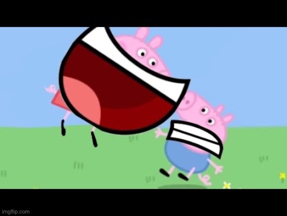 image tagged in bfdi,peppa pig | made w/ Imgflip meme maker