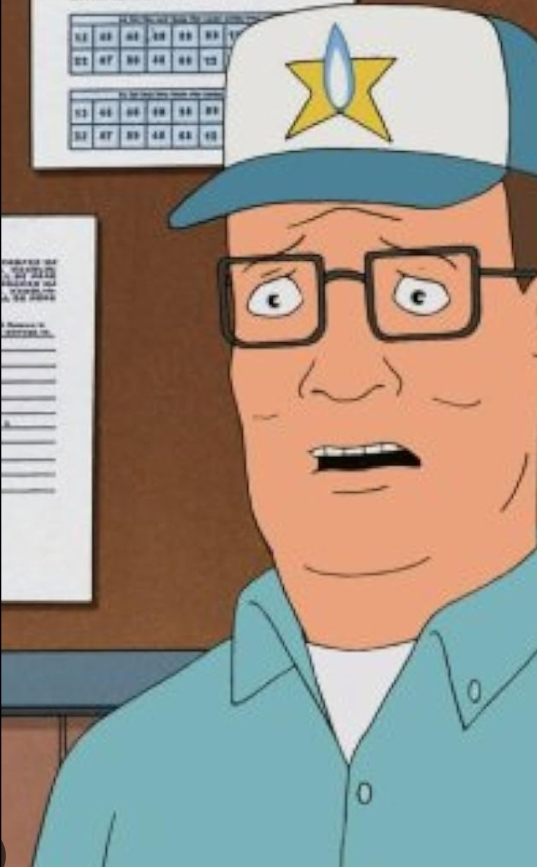 High Quality Hank hill Blank Meme Template