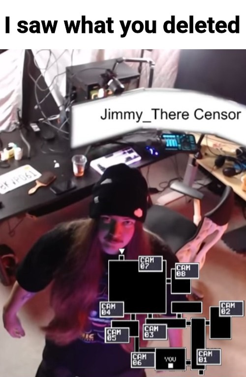 High Quality Jimmy Here I Saw What You Deleted Blank Meme Template