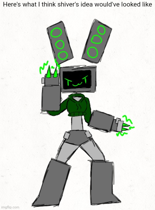 I might incorporate this into her current fighting style to some extent | Here's what I think shiver's idea would've looked like | made w/ Imgflip meme maker