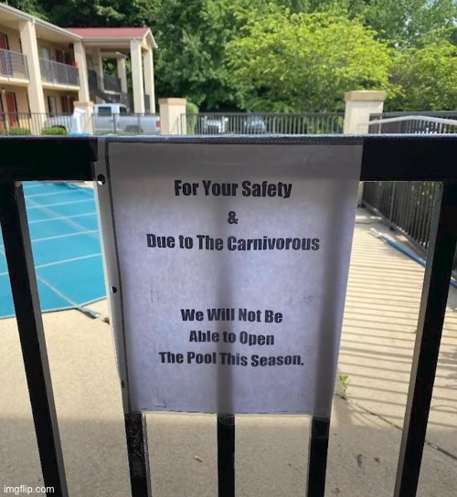 I just wanna swim but the Carnivorous won’t let me xc | image tagged in memes,you had one job,funny | made w/ Imgflip meme maker