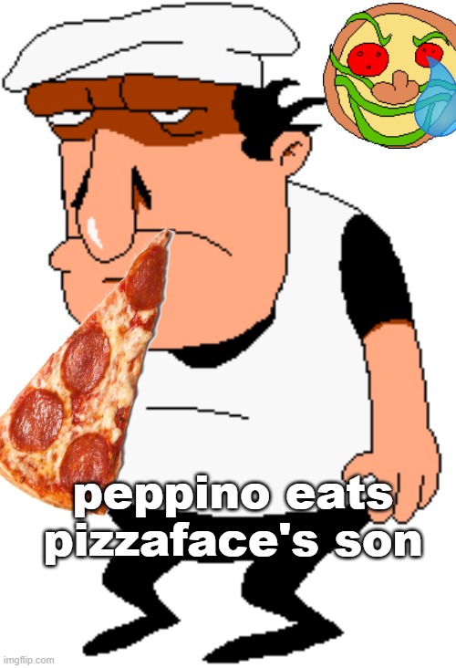 they see me rolling they hating | peppino eats pizzaface's son | image tagged in bro,ate,pizzaface,son | made w/ Imgflip meme maker
