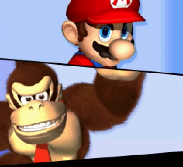 Mario and Donkey Kong Blank Meme Template