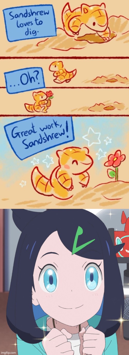 That was very wholesome, Sandshrew! | image tagged in sandshrew,wholesome | made w/ Imgflip meme maker