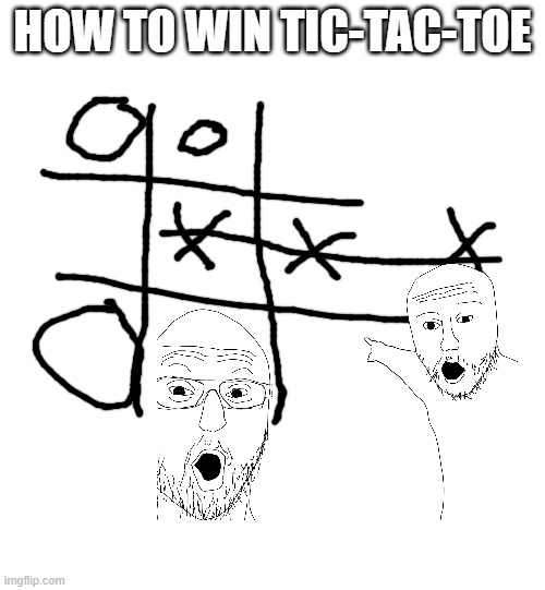 HOW TO WIN TIC-TAC-TOE | made w/ Imgflip meme maker