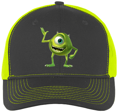 High Quality Mike Wazowski Hat Blank Meme Template