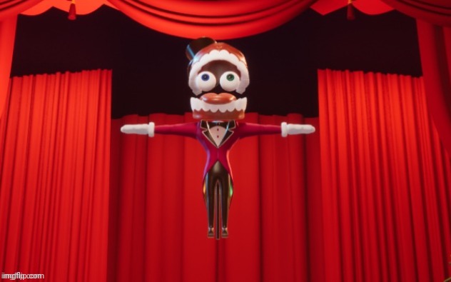 T-posing Caine.mp3 | image tagged in t-pose caine | made w/ Imgflip meme maker
