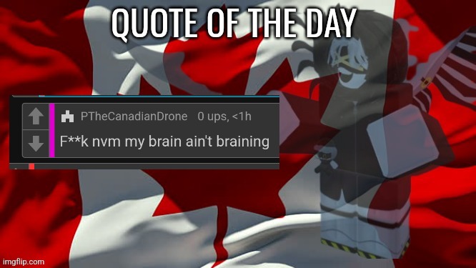 Quote of the day | image tagged in quote of the day | made w/ Imgflip meme maker