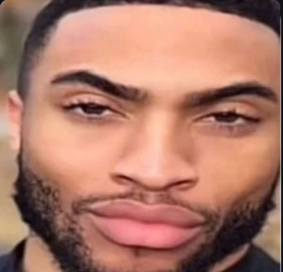 High Quality Lightskin stare Blank Meme Template