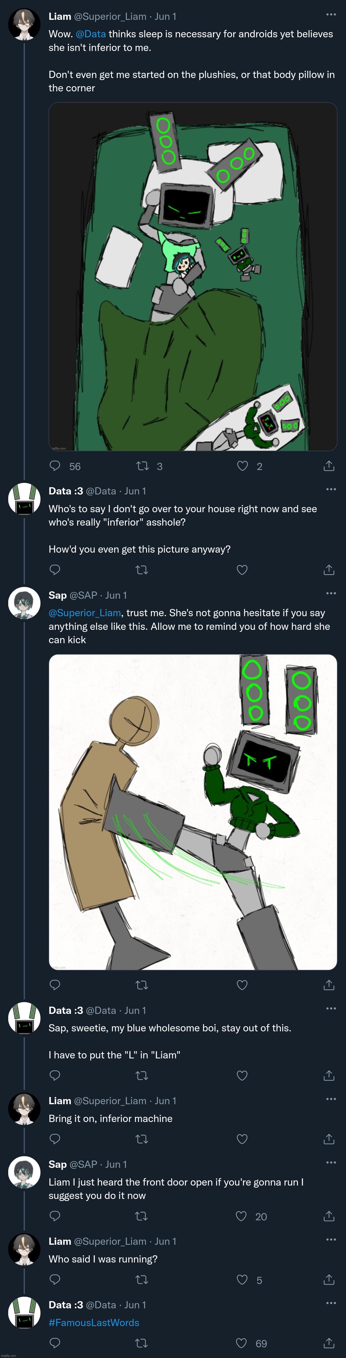 Just another fake Twitter screenshot. Link to part 2 in comments | made w/ Imgflip meme maker